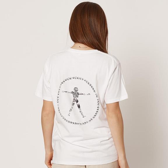 T-Shirt Vitruvian Man White 1