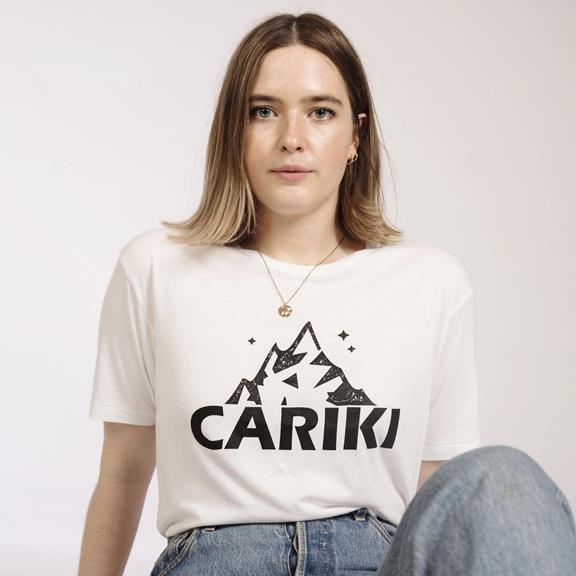 T-Shirt Cariki Mountain Wit 1