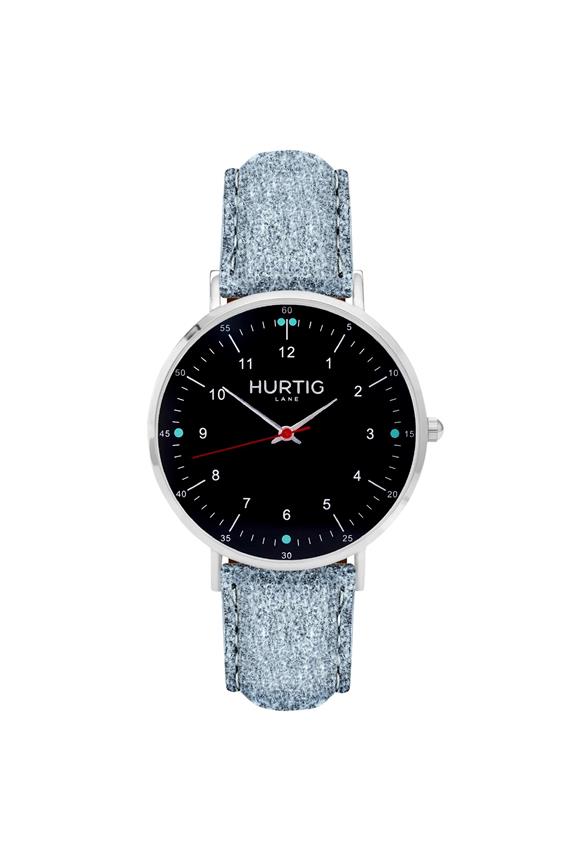 Moderna Tweed Horloge Zilver, Zwart & Grijs from Shop Like You Give a Damn