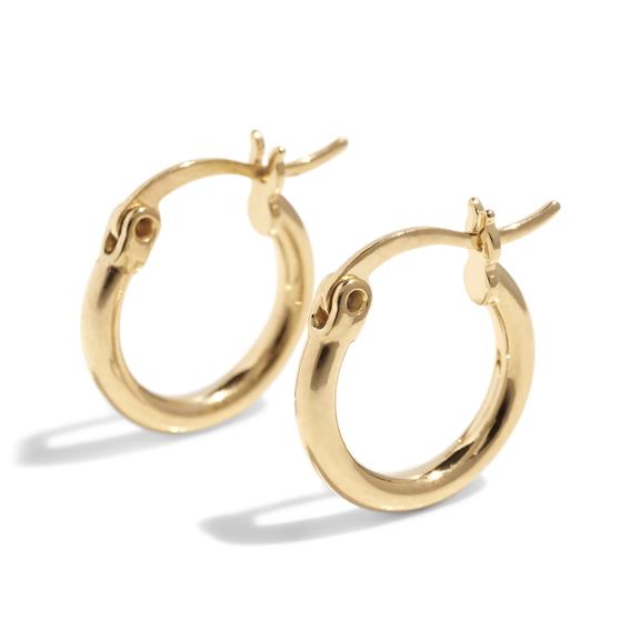Hoops Size S Gold Plated 1