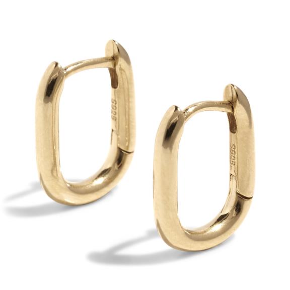 Hoops Molly Gold Plated 1