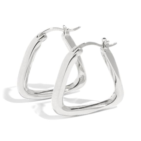 Hoops Bailey Recycled Silver 1