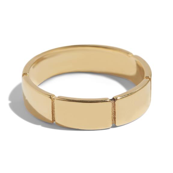 The Imani Ring Solid 14k Gold 1