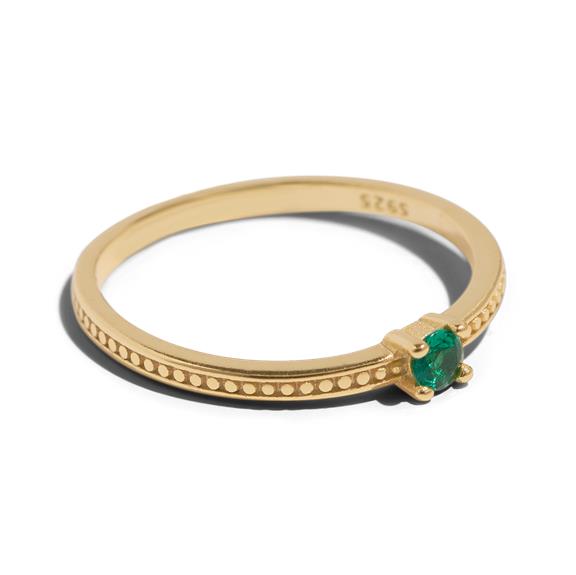 The Emma Ring Solid 14k Gold 1