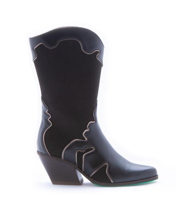 Sooty Western Boots Black 1