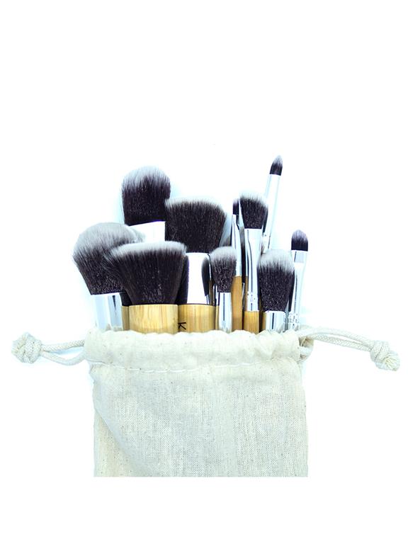 Make-Up Brushes Set Bamboo 3
