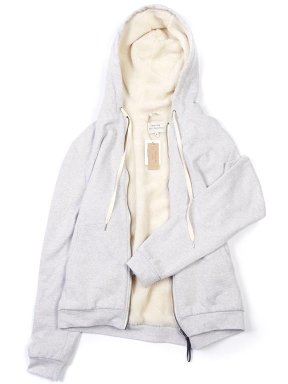 Will's Vegan Store Heren Hoodie Gevoerd Lichtgrijs
