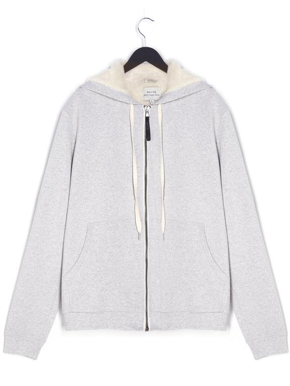 Will's Vegan Store Heren Hoodie Gevoerd Lichtgrijs