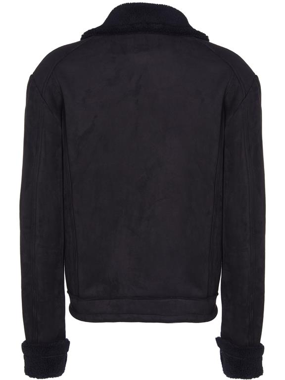 Herren Pilotenjacke Schwarz 6