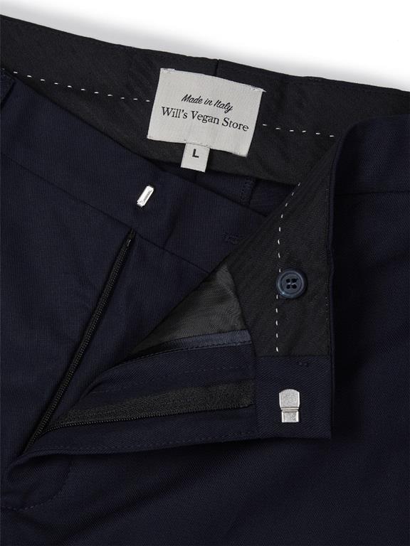 Will's Vegan Store Herenbroek Tweedelig Pak Zwart/Donkerblauw