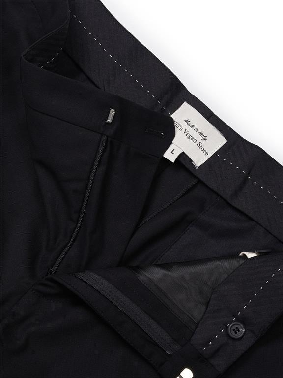 Will's Vegan Store Herenbroek Tweedelig Pak Zwart/Donkerblauw