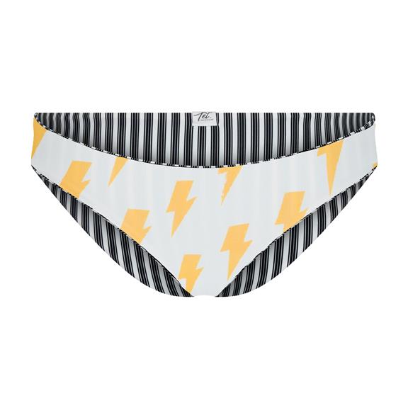 Bikini Bottom Hermina Reversible - Black White Stripes / Lightning 4
