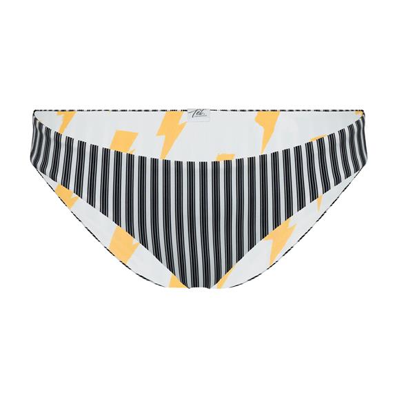 Bikini Bottom Hermina Reversible - Black White Stripes / Lightning 6