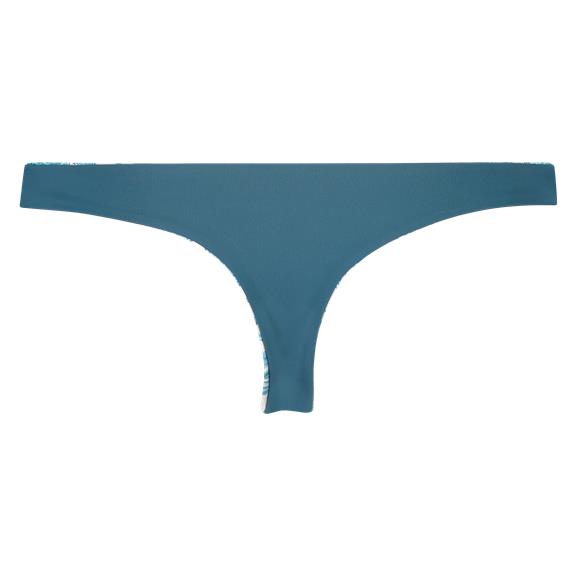Bikini Bottom Carly Reversible - Wave Print / Blue Coral 6
