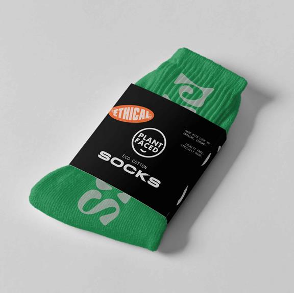 Eco Socks Only Plants Green 3