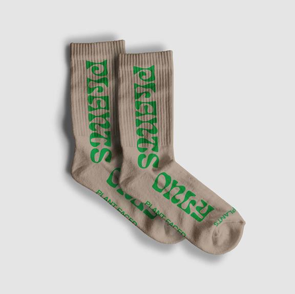 Eco Socks Only Plants Taupe 1