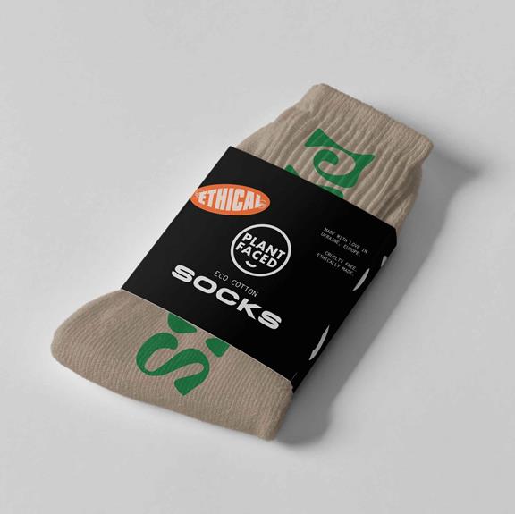 Eco Socks Only Plants Taupe 3