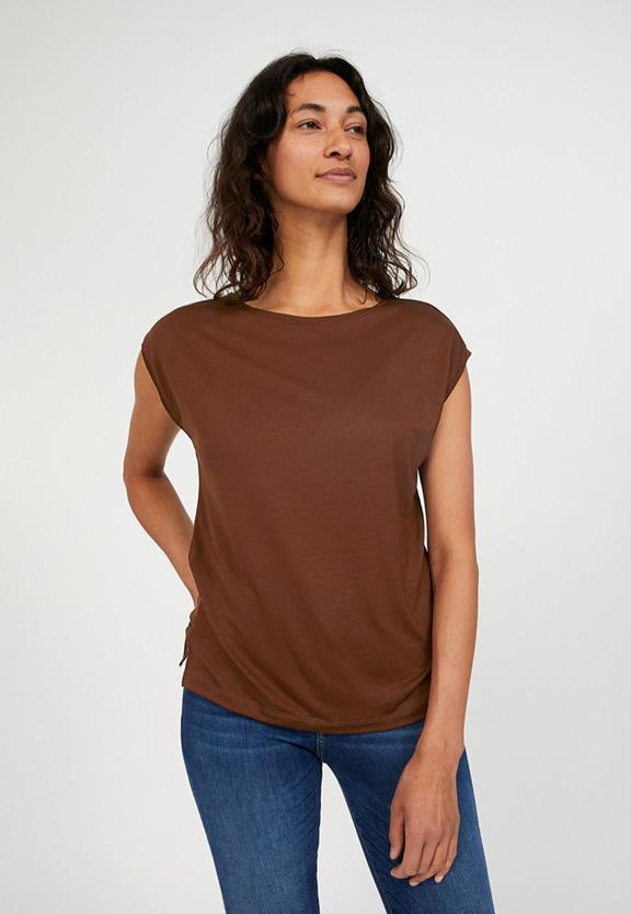 T-Shirt Jilaa - Cacao Brown 1