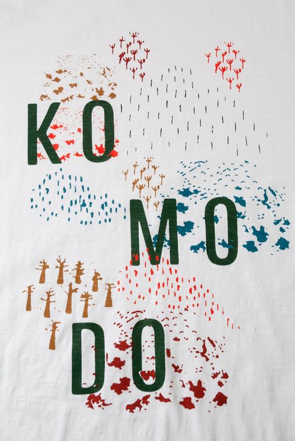 T-Shirt Komodoscape Wit Dames 3