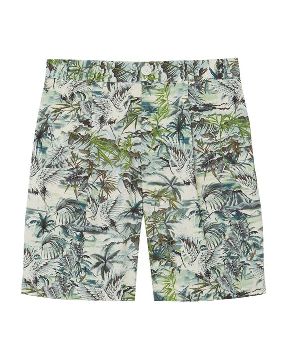 Shorts Bobby Linen Bali Green 2