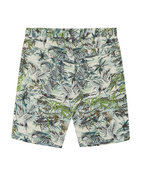 Shorts Bobby Leinen Bali Grün 3
