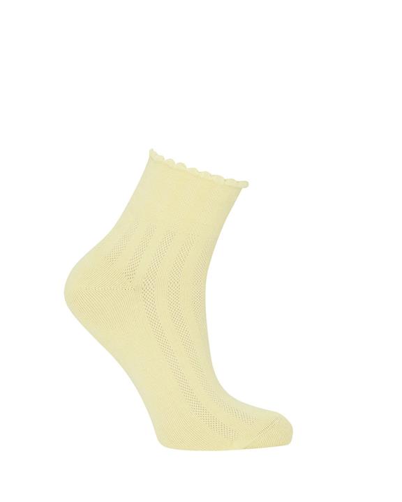 Socks Mesh Pineapple Yellow 1