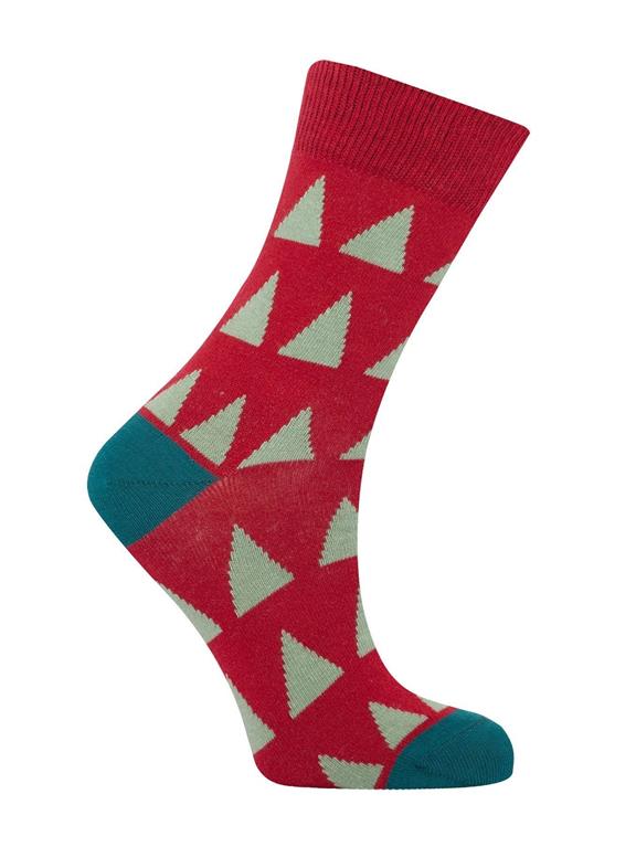 Socks Triangle Red 1