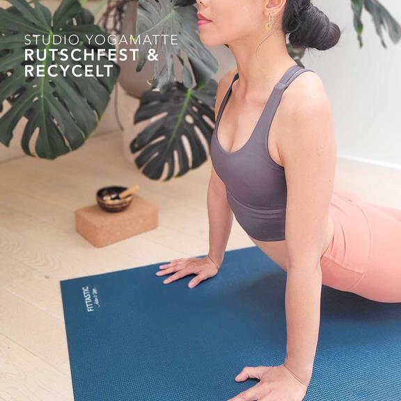 Yoga Mat Blue Recycled 3