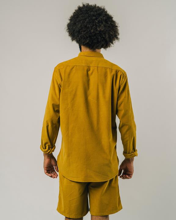 Shirt Lightweight Corduroy Dark Yellow 4