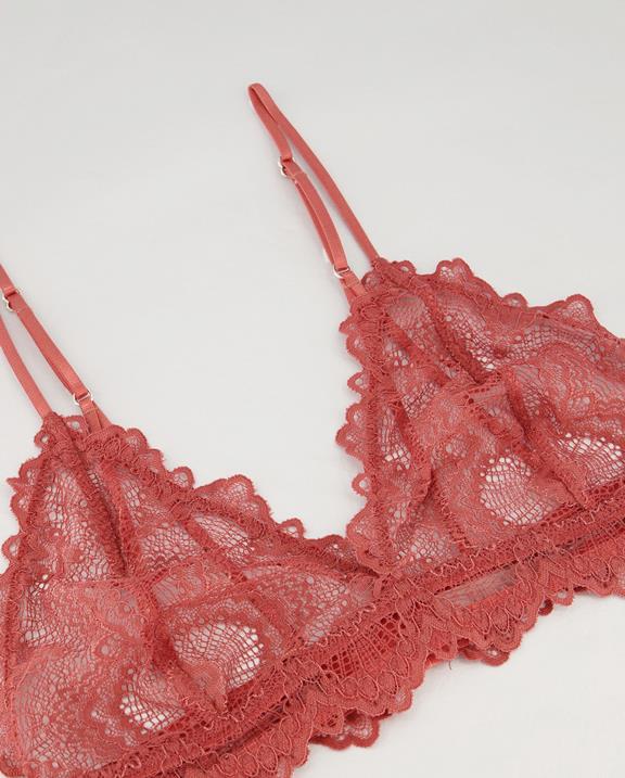 Lace Bralette Ruby Rebel Fade Red 12