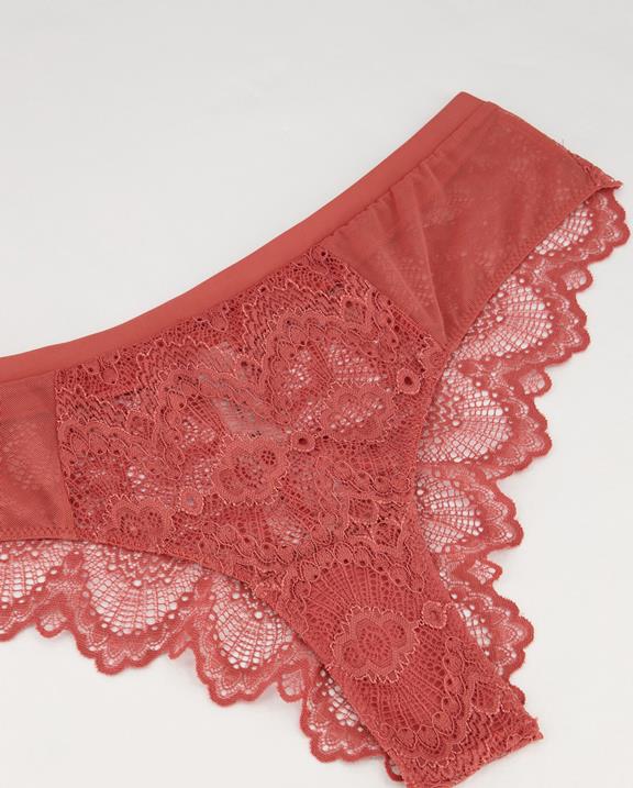 Lace Briefs Ruby Rebel Faded Red 8