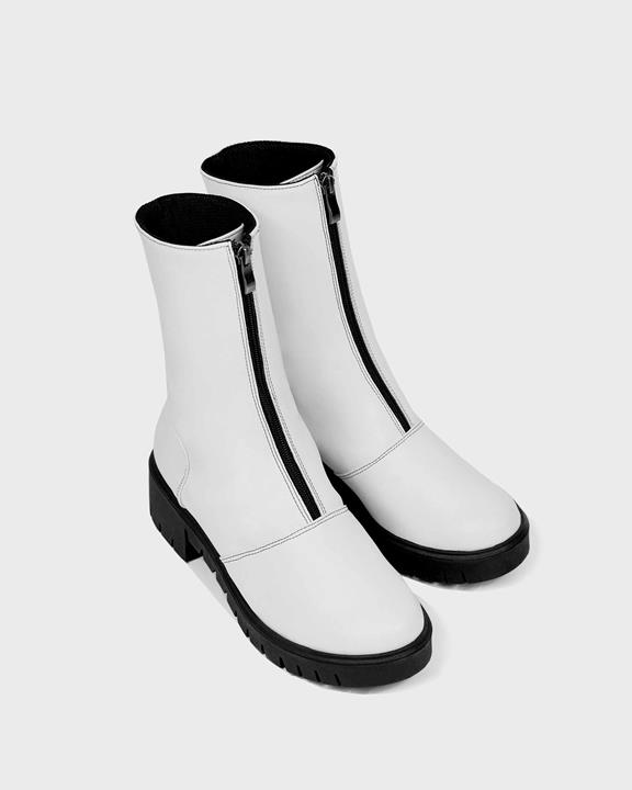 Cyber Boots Cactus Leather White 2