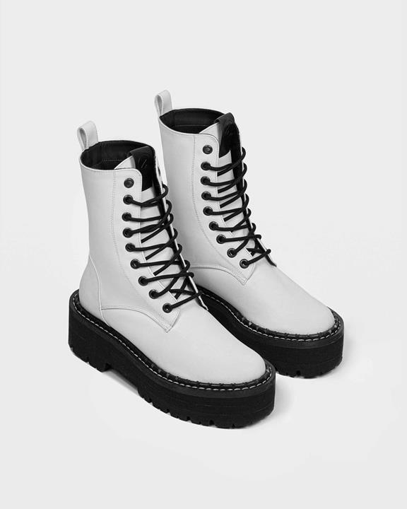 Worker Monster Boots Cactus White 2