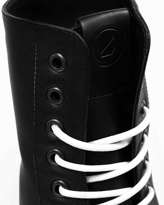 Lace-Up Boots Combat Workers Black 6