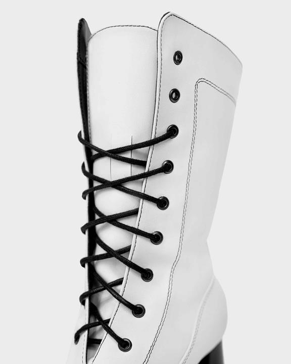 Lace-Up Boots Cactus White 5