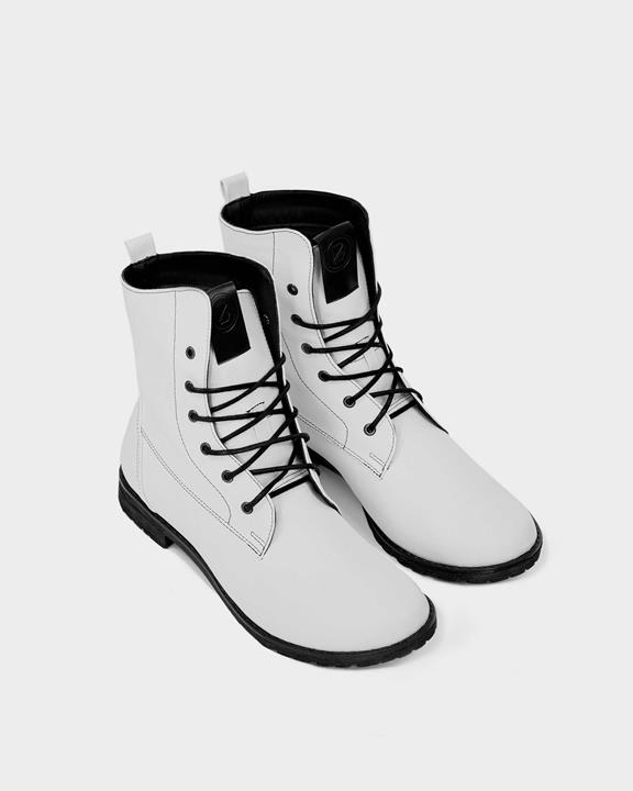 Lace-Up Boots No.2 White 2
