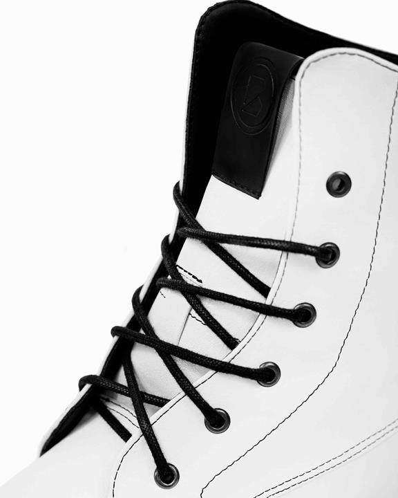 Lace-Up Boots No.2 White 4
