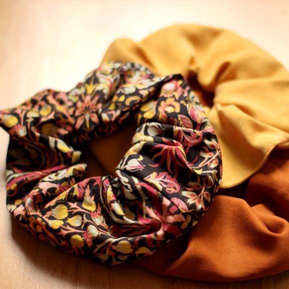Scrunchies 3-Pack Marni Brown/Yellow/Pink 2