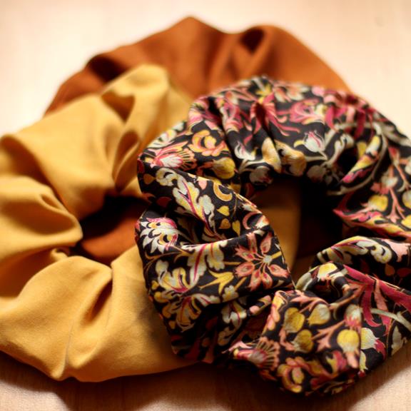 Scrunchies 3-Pack Marni Brown/Yellow/Pink 3