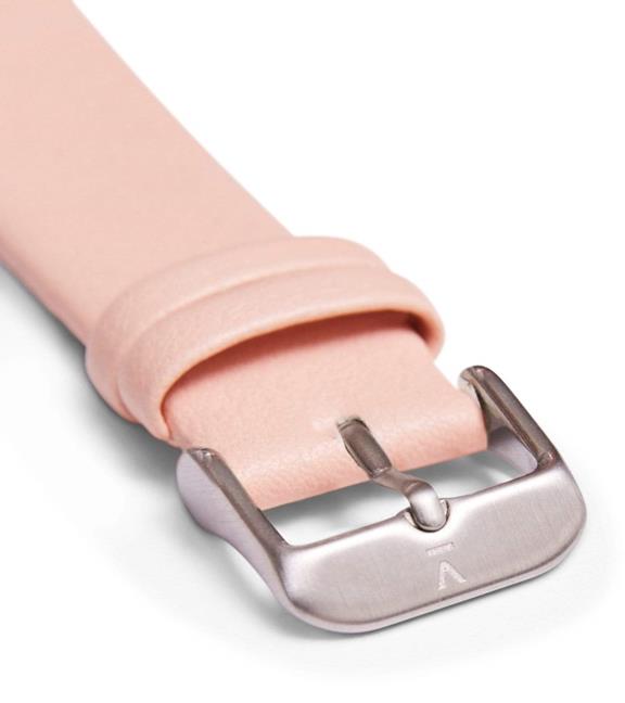 Watch Strap 20 Mm - Pink With Silver Buckle 2