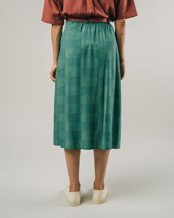 Vichy Skirt Green 4