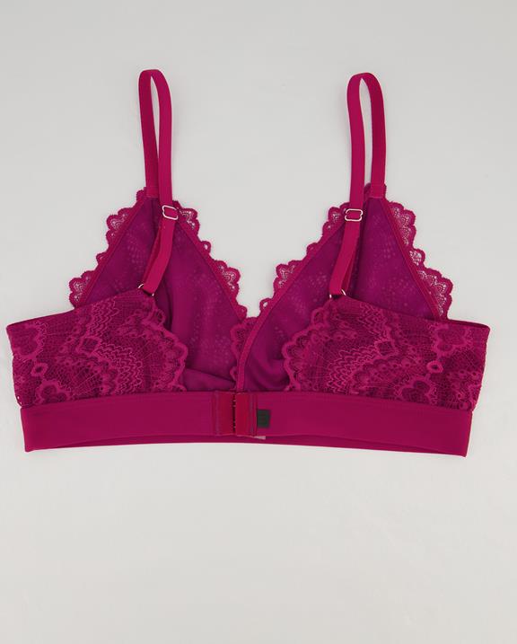Lace Lined Bralette Beetroot 7