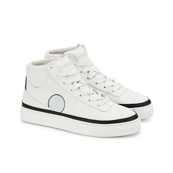 Sneaker Apl High Top White And Iron Black 2