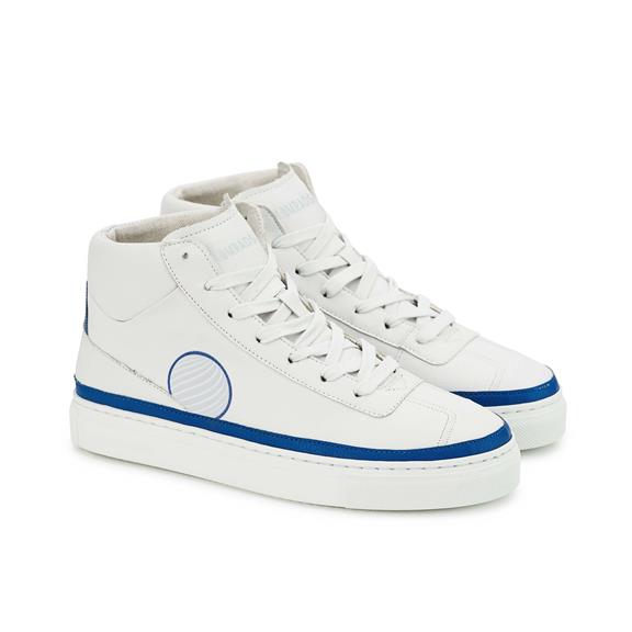 Sneaker Apl High Top Bleu Blanc 4