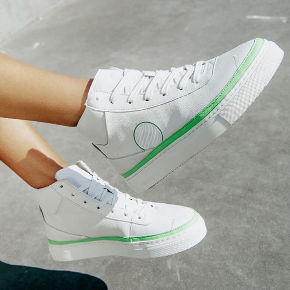 Sneaker Apl High Top Green White 2