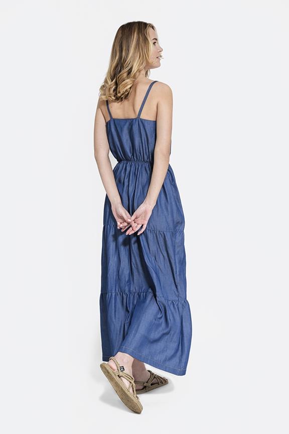 Langes Kleid Blau 4