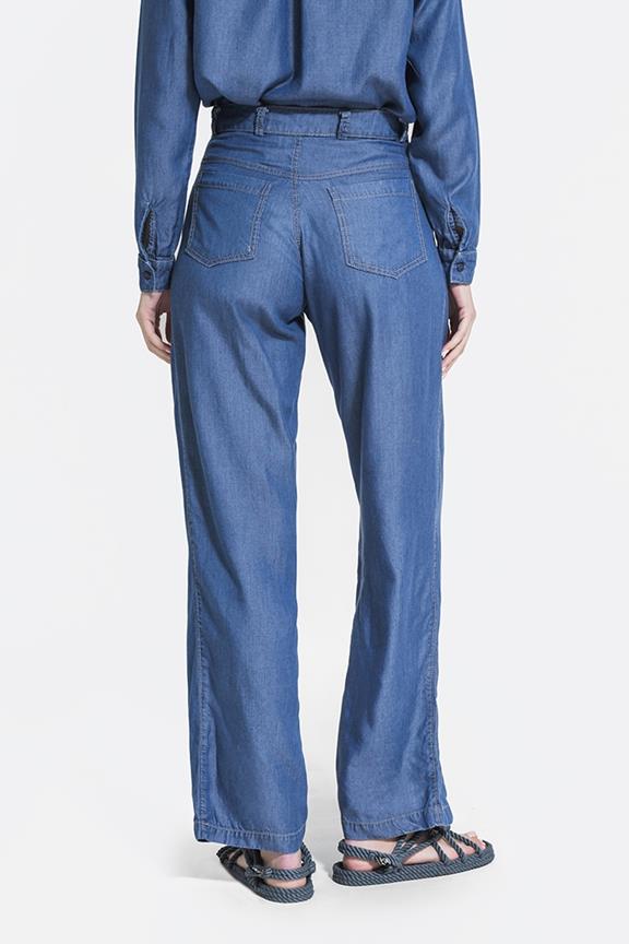 Trousers 5-Pocket Blue 3
