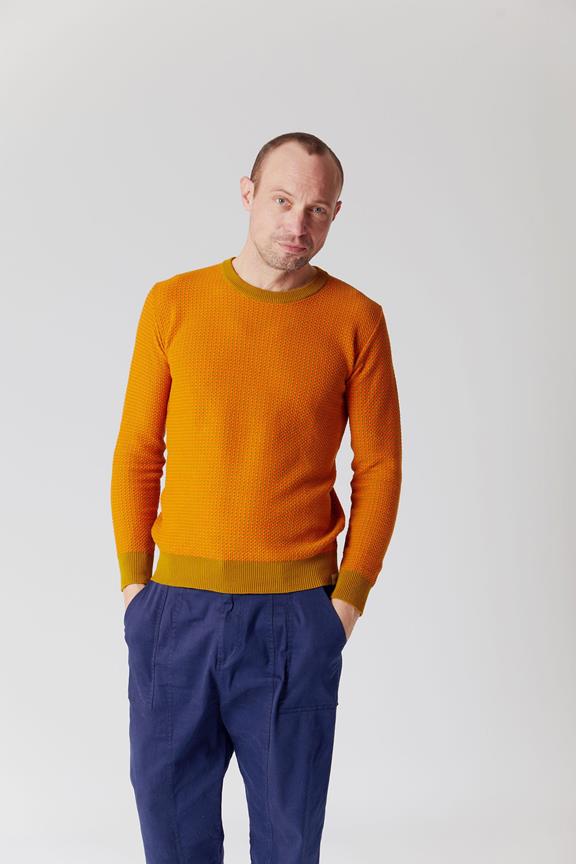 Hasan Sweater Carrot Orange 1