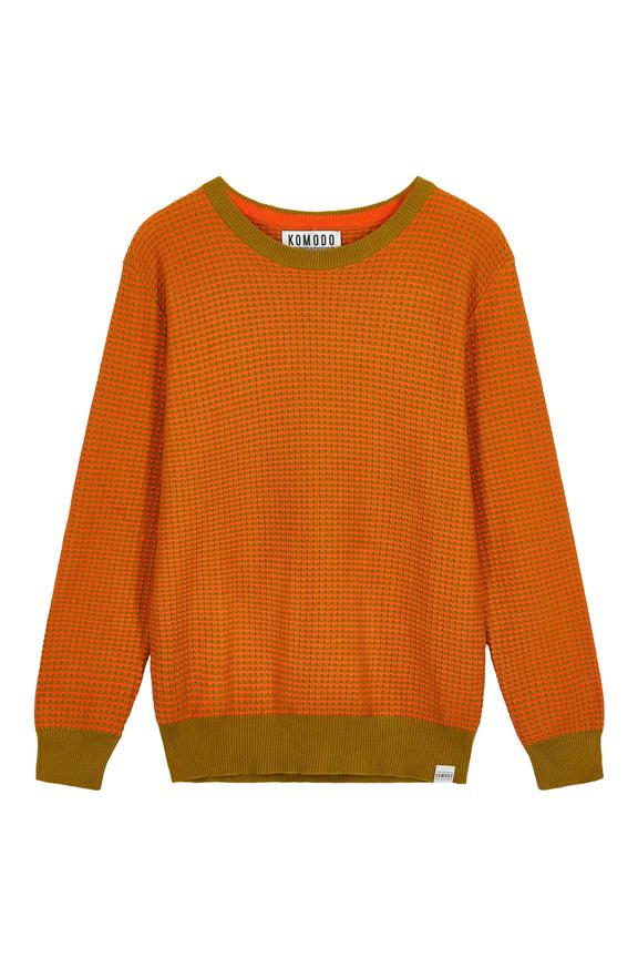 Hasan Sweater Carrot Orange 2
