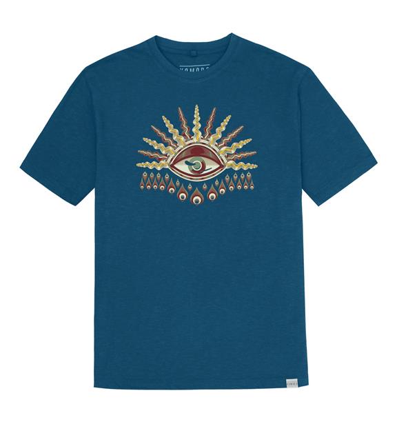 Komodo's Eye T-Shirt Teal Blue 1